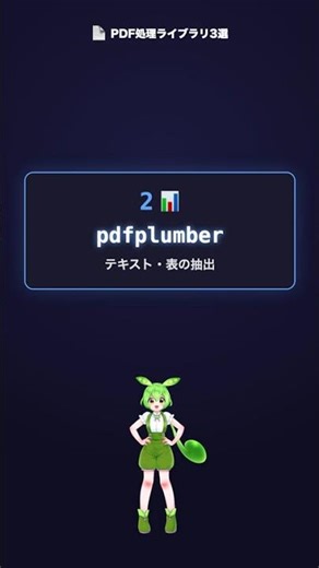 PythonでPDF操作が一瞬で終わる神ライブラリ3選 #Shorts