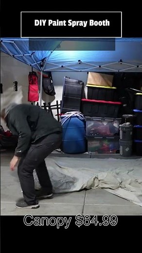 DIY Large Paint Spray Booth - Cheap and Easy!
