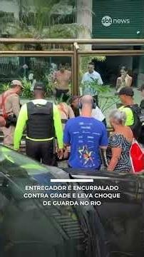 Entregador leva choque durante abordagem no Rio | #SBTNews
