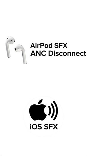 AirPod SFX - ANC Disconnect #airpods