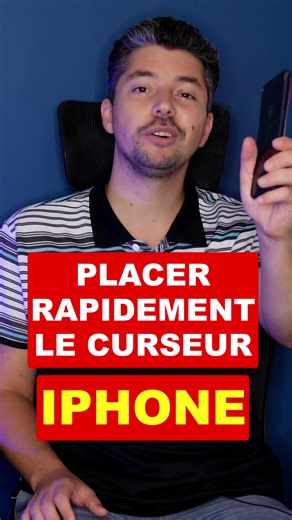 Maîtriser le placement du curseur sur iPhone