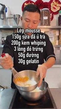 Cách làm bánh Mousse Ô Long Nhài Nhãn siêu hot #taibakery #dayhoclambanh #cake