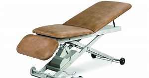 E-Series, Power Table with Adjust. Backrest and Drop Section