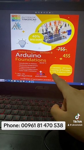 Arduino foundations sectionB #akramslab #arduino #tutorial #course 0096181470538 | Akram's lab | Facebook
