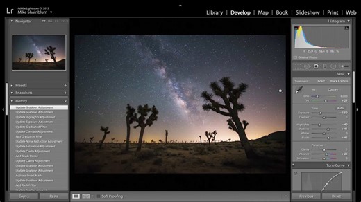 How to Edit the Milky Way and Night Sky Photography Using Lightroom