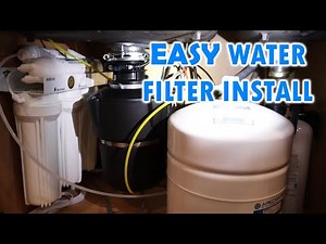 How to install a 5 stage drinking water filter