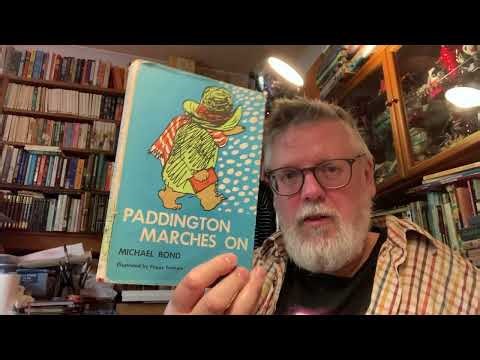 My completely ancient and beloved Paddington book collection