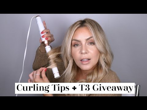 Quick Tips: How to Use a Curling Wand + Amazing T3 Giveaway