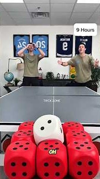 99% Impossible Trick Shot Challenge 🎯 Pool Table to Ping Pong Cups!#viralvideo #challenge #memes