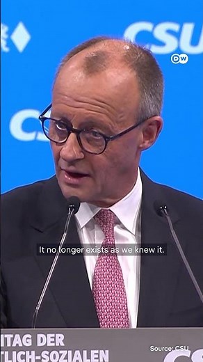 German Chancellor Friedrich Merz warned that the era of "Pax Americana" in Europe is over | DW News