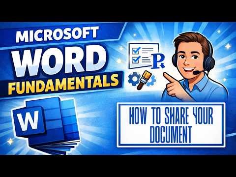 How to Share a Microsoft Word Document (Send & Collaborate Easily) | Microsoft Word Fundamentals