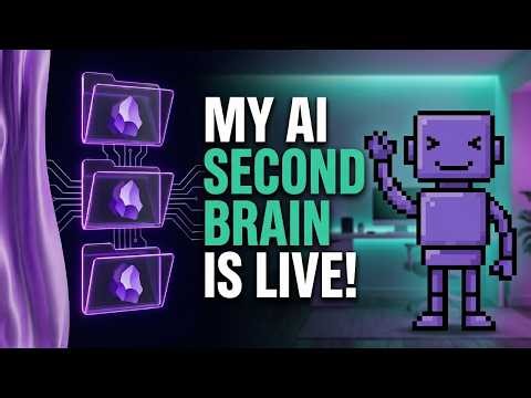 Building a Second Brain with Claude AI & Obsidian (Full Demo & Link in Description)
