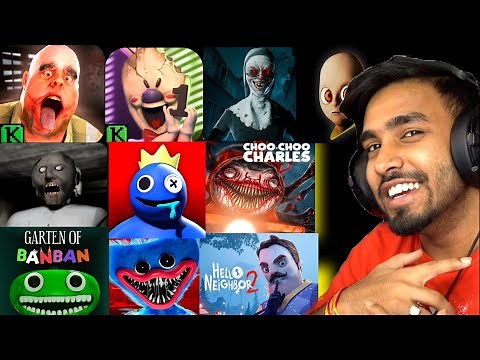 TECHNO GAMERZ - PLAY TOP 10 HORROR GAMES 😱 AND ESCAPE