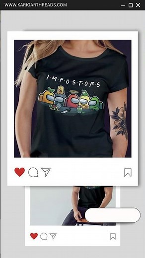 Among Us “Impostors” T-Shirt 👕 | Trendy Gamer Streetwear by Karigar Threads | #Shorts #gta6 #gamer