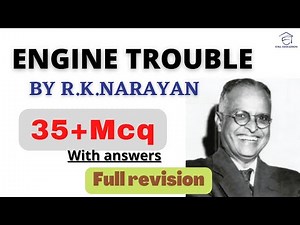 ENGINE TROUBLE BY R.K.NARAYAN|MCQS QUESTIONS WITH ANSWERS|#poem#rknarayan#stilleducationchannel
