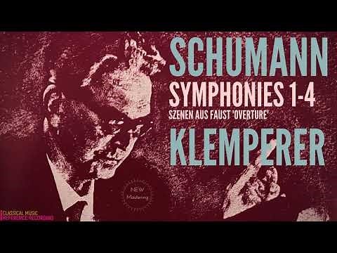 Schumann - Complete Symphonies Nos.1 'Spring', 2, 3 'Rhenish', 4 (reference record.: Otto Klemperer)