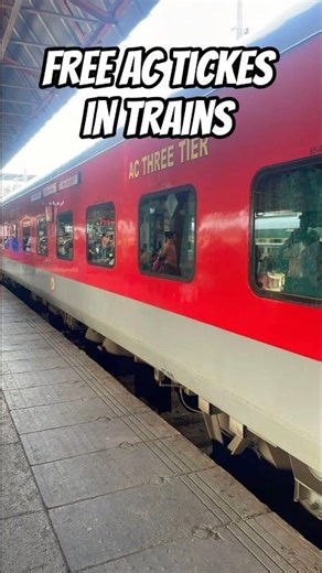 Get free AC tickets in Trains in #india #motivation #viral #growth #trains #information #knowledge
