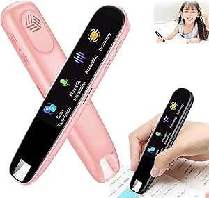 2025 Amigopen Multipurpose Translation Device、Multipurpose Translation Pen、112 Languages Translation Pen Traductor Inteligente、Real Time Translator Pen with WiFi/Offline/Photo Suppor (Pink)