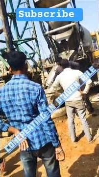 CONCREATING IN DRIVEN PILE | Construction work | #construction #shorts