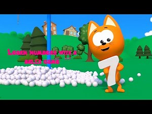 Meow meow Kitty Games - Learn numbers with a balls game - learning to count