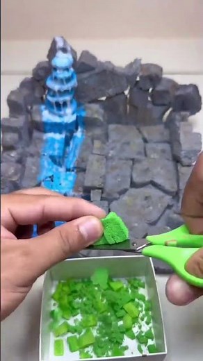 Don t throw away the foam board. Make a miniature landscape model for your child at