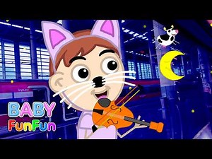 Hey Diddle Diddle 🐱🌙 | Baby FunFun Nursery Rhymes & Kids Songs