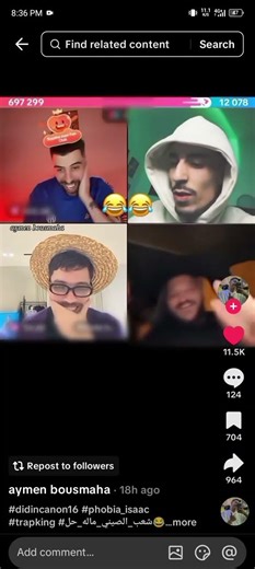 لايف لي نسناو فيه phobia X flann X trap king X didin canon 16 🔥🔥