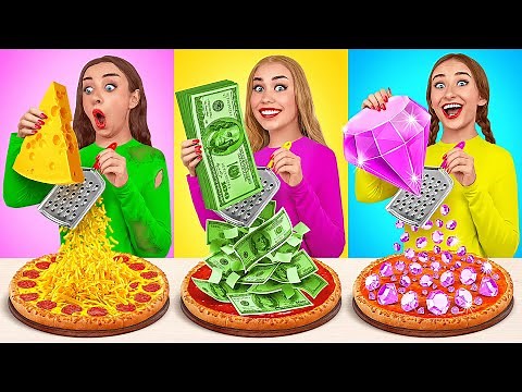 Rich vs Broke vs Giga Rich Food Challenge | Food Battle by Multi DO Challenge