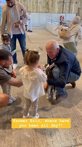 Farmer Eric, where have you been all day?! In the Lambing Barn, of course - keeping an eye on the lambs and kids! He’s the wisest farmer at Mrs Dowson’s and always happy to answer your endless farm questions. Got one? Ask away! #farmpark #easter #lancashire #mrsdowsons #lambinglive #farmparkfun #springtime | Mrs Dowsons Farm Park