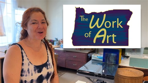 On This Episode of THE WORK OF ART: Erin Barker has been making stained glass art for over 30 years. | Southern Oregon PBS