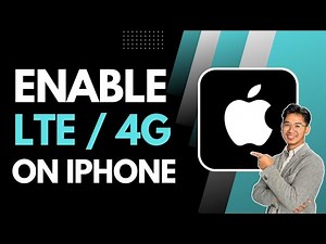 Enable LTE on iPhone
