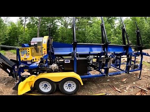 The Dyna SC 16 wood processor at work