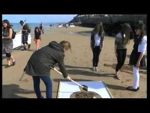 The Fallen on D-Day: 9,000 Sand Drawings