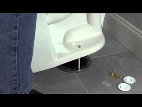Keeney EZ Install Toilet Bolts and Caps Installation Video