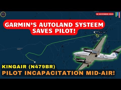(BREAKING) King Air 200 Pilot Incapacitation MID-AIR | Auto-land Saves life! #atc