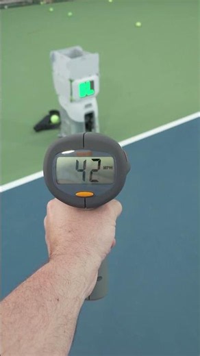 Tenniix Basic Ball Machine Speed Test 003