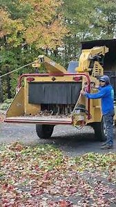 The eighteen eating some branches. #treeremoval #treeservice #Raleigh #arborist ##fyp #treeexperts