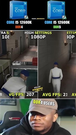 Core i5 12600K DDR4 vs DDR5 - DDR5 Gains Feel Tiny #pcgaming