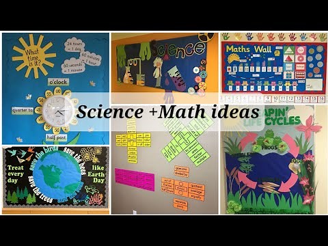 Classroom decoration/*Science &Math* ideas/softboard/bulletinboard theme ideas