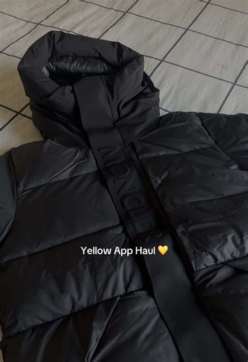 Yellow App Haul 💛 Both of them are linked in my bio 🥹 #yellowappfinds #monclerjacket #ralphlauren #boujeeonabudget #fashion