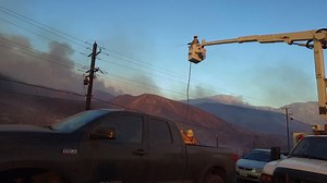 We're working with first responders as the Blue Cut Fire continues to burn in San Bernardino County. | Southern California Edison (SCE)