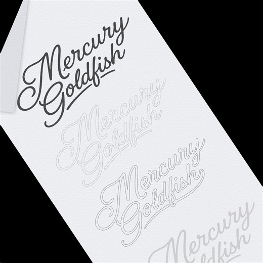 sun | Logo Design for @mercurygoldfishband first time creating a handwritten style logo. 🚹 so happy to have worked on this one. i’ve listened... | Instagram