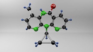 Nevirapin-Molekül. Molekulare Struktur von Viramune, Reverse-Transkriptase-Hemmer: Stockvideos & Filmmaterial (100 % lizenzfrei) 1015667251 | Shutterstock
