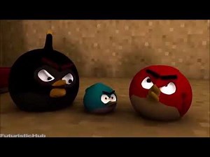 Part 7 Angry birds Minecraft Animation by ( FuturisticHub)