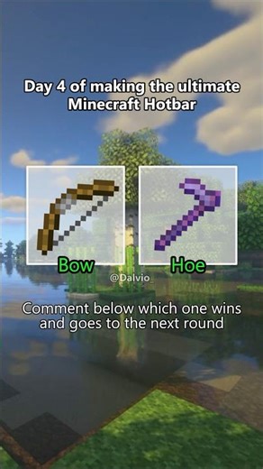 Day 4. Ultimate Minecraft Hotbar #gaming #twitch #minecraft #minecraftchallenge
