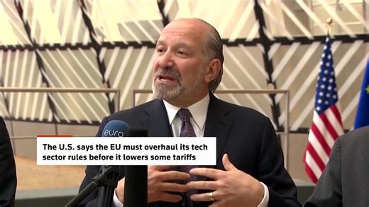 60K views · 1.8K reactions | The United States demanded that the EU make its regulation of the tech sector more 'balanced' in exchange for a reduction of US tariffs on steel and aluminium imports from the bloc https://reut.rs/3XKmSa2 | Reuters | Facebook