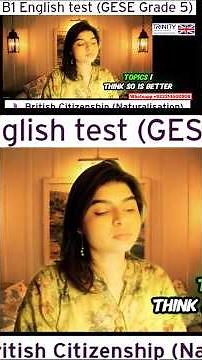 B1 English Test (GESE Grade 5) | SELT British Citizenship| Trinity College London ILR UK