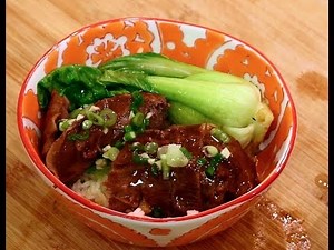How to cook red braised Chinese pork tongue