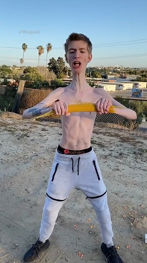 3.2M views · 4.7K reactions | Influencer Daddy Long Neck is going viral for his workout videos as he attempts to beef up  | PinkNews | Facebook