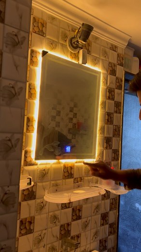 12K views · 210 reactions | Electric science trick mirror glass light led | Amir vlog | Facebook